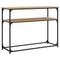 vidaXL Console Table Sonoma Oak 100x35.5x75 cm Engineered Wood