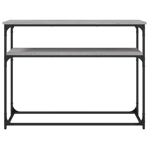 vidaXL Console Table Grey Sonoma 100x35.5x75 cm Engineered Wood