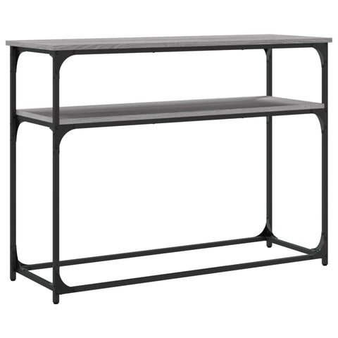 vidaXL Console Table Grey Sonoma 100x35.5x75 cm Engineered Wood