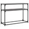 vidaXL Console Table Grey Sonoma 100x35.5x75 cm Engineered Wood
