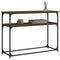 vidaXL Console Table Brown Oak 100x35.5x75 cm Engineered Wood