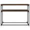 vidaXL Console Table Brown Oak 100x35.5x75 cm Engineered Wood