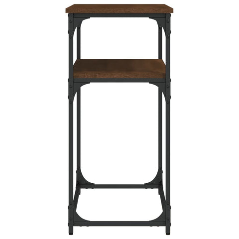 vidaXL Console Table Brown Oak 100x35.5x75 cm Engineered Wood