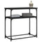 vidaXL Console Table Black 75x35.5x75 cm Engineered Wood
