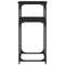 vidaXL Console Table Black 75x35.5x75 cm Engineered Wood
