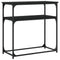 vidaXL Console Table Black 75x35.5x75 cm Engineered Wood