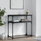 vidaXL Console Table Black 75x35.5x75 cm Engineered Wood