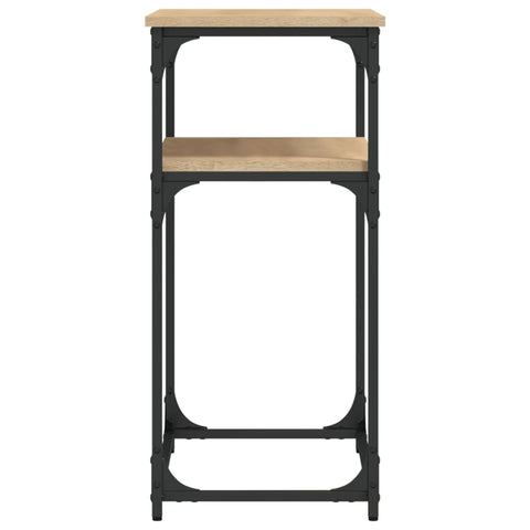 vidaXL Console Table Sonoma Oak 75x35.5x75 cm Engineered Wood