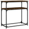 vidaXL Console Table Smoked Oak 75x35.5x75 cm Engineered Wood