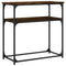 vidaXL Console Table Smoked Oak 75x35.5x75 cm Engineered Wood