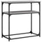 vidaXL Console Table Grey Sonoma 75x35.5x75 cm Engineered Wood
