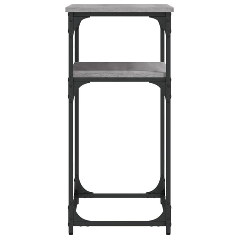 vidaXL Console Table Grey Sonoma 75x35.5x75 cm Engineered Wood