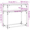 vidaXL Console Table Grey Sonoma 75x35.5x75 cm Engineered Wood