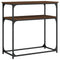 vidaXL Console Table Brown Oak 75x35.5x75 cm Engineered Wood
