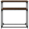 vidaXL Console Table Brown Oak 75x35.5x75 cm Engineered Wood