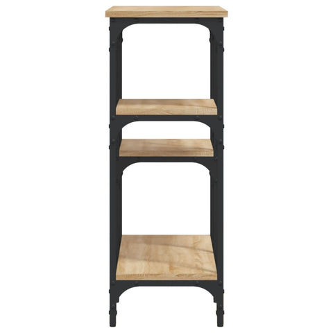 vidaXL Console Table Sonoma Oak 80x29x75 cm Engineered Wood