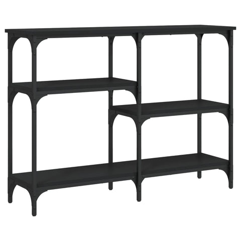 vidaXL Console Table Black 102x29x75 cm Engineered Wood