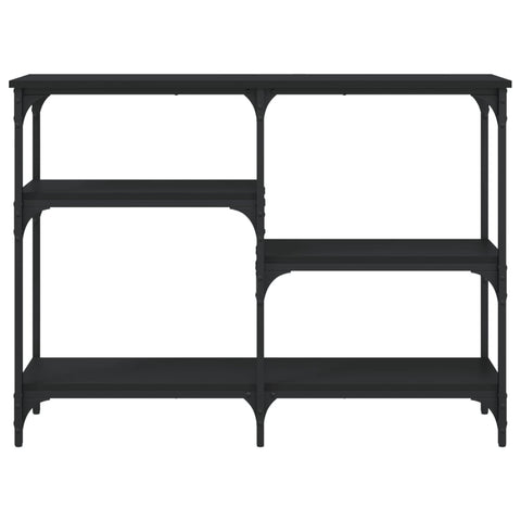 vidaXL Console Table Black 102x29x75 cm Engineered Wood