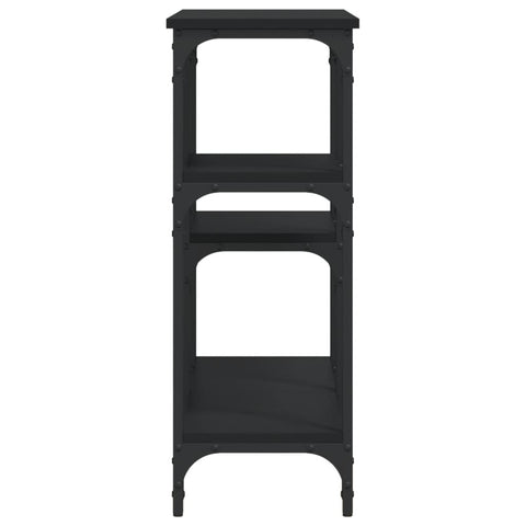 vidaXL Console Table Black 102x29x75 cm Engineered Wood
