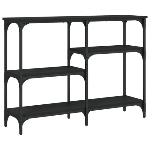 vidaXL Console Table Black 102x29x75 cm Engineered Wood