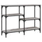 vidaXL Console Table Grey Sonoma 102x29x75 cm Engineered Wood