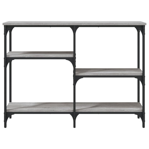 vidaXL Console Table Grey Sonoma 102x29x75 cm Engineered Wood