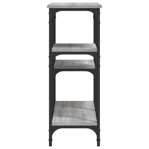 vidaXL Console Table Grey Sonoma 102x29x75 cm Engineered Wood