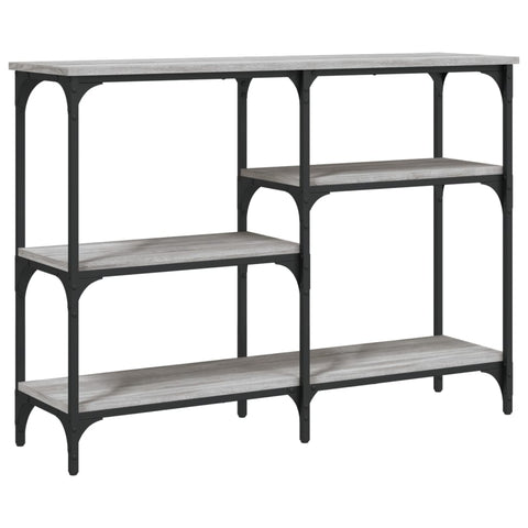vidaXL Console Table Grey Sonoma 102x29x75 cm Engineered Wood