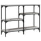 vidaXL Console Table Grey Sonoma 102x29x75 cm Engineered Wood