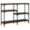 vidaXL Console Table Brown Oak 102x29x75 cm Engineered Wood