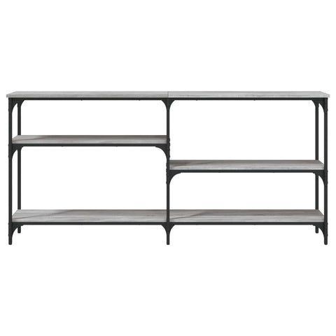 vidaXL Console Table Grey Sonoma 160x29x75 cm Engineered Wood
