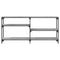 vidaXL Console Table Grey Sonoma 160x29x75 cm Engineered Wood