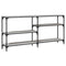 vidaXL Console Table Grey Sonoma 160x29x75 cm Engineered Wood