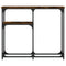 vidaXL Console Table Smoked Oak 90x22.5x75 cm Engineered Wood