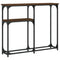vidaXL Console Table Brown Oak 90x22.5x75 cm Engineered Wood