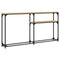 vidaXL Console Table Sonoma Oak 145x22.5x75 cm Engineered Wood