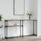 vidaXL Console Table Sonoma Oak 145x22.5x75 cm Engineered Wood