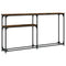 vidaXL Console Table Smoked Oak 145x22.5x75 cm Engineered Wood