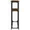vidaXL Console Table Smoked Oak 145x22.5x75 cm Engineered Wood