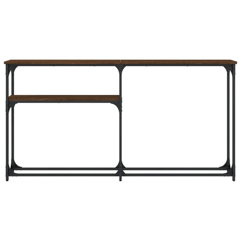 vidaXL Console Table Brown Oak 145x22.5x75 cm Engineered Wood