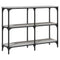 vidaXL Console Table Grey Sonoma 100x29x75 cm Engineered Wood