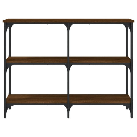 vidaXL Console Table Brown Oak 100x29x75 cm Engineered Wood