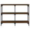 vidaXL Console Table Brown Oak 100x29x75 cm Engineered Wood