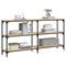 vidaXL Console Table Sonoma Oak 150x29x75 cm Engineered Wood