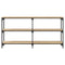 vidaXL Console Table Sonoma Oak 150x29x75 cm Engineered Wood