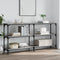 vidaXL Console Table Grey Sonoma 150x29x75 cm Engineered Wood