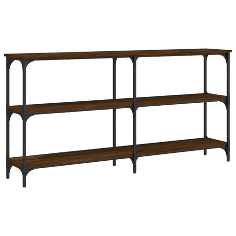 vidaXL Console Table Brown Oak 150x29x75 cm Engineered Wood