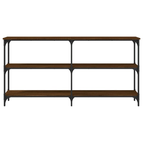 vidaXL Console Table Brown Oak 150x29x75 cm Engineered Wood