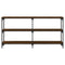 vidaXL Console Table Brown Oak 150x29x75 cm Engineered Wood