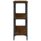 vidaXL Console Table Brown Oak 150x29x75 cm Engineered Wood